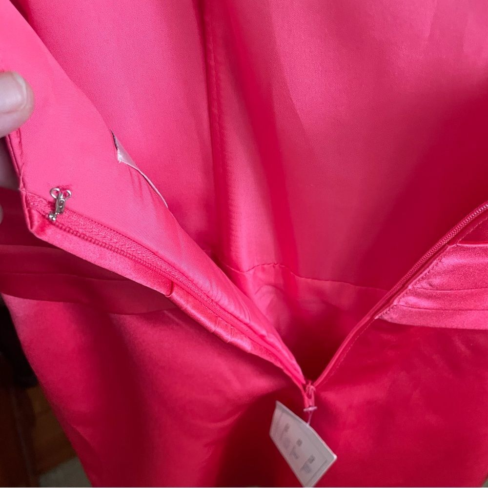 Allure Covertible Strapless Watermelon Style#1311 Bridesmaid Dress Size 12 NEW! - Picture 10 of 14